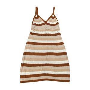 Crochet Striped Dress